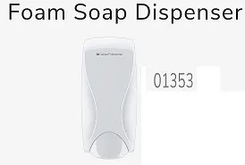 DISPENSER SAPONE SCHIUMA SOAP&HYGIENE BIANCO CARTIERA CARRARA