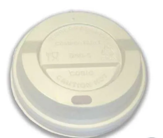 COPERCHIO PLASTICA BIO X BICCHIERE CARTA BIO 120CC 50PZX20CF BIANCO XCOF.04
