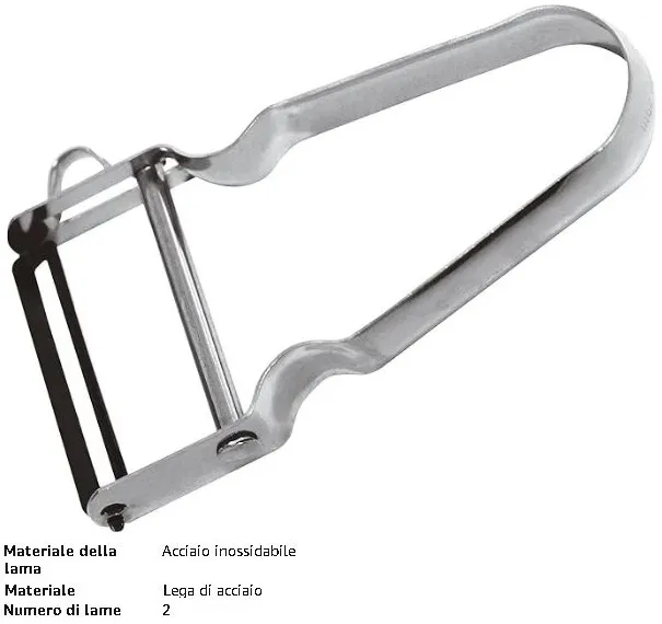 PELAPATATE LISCIO CM10.5X5 ACCIAIO