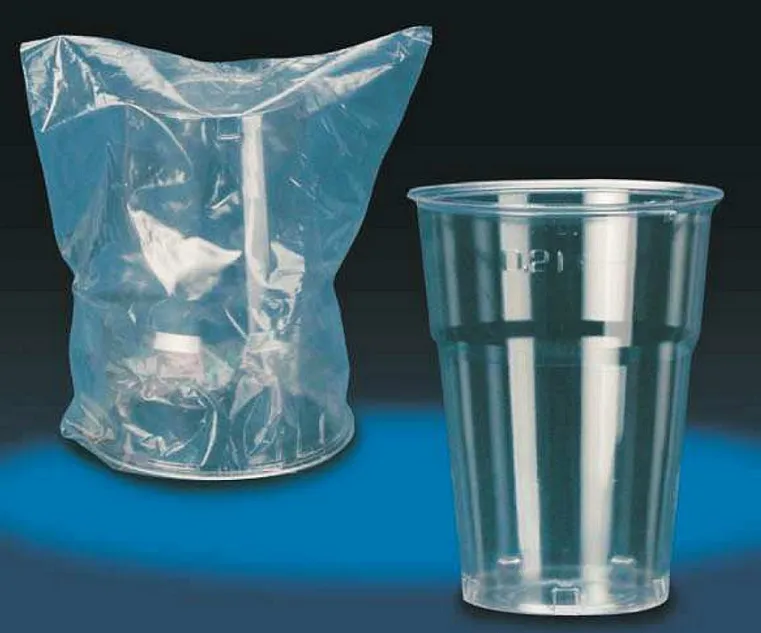 BICCHIERE KRISTAL 250CC TRASPARENTE IMBUSTATO SINGOLARMENTE 600PZ