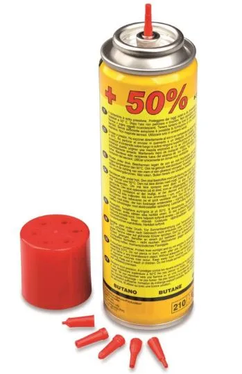BOMBOLETTA LIQUIDO COMBUSTIBILE GAS BUTANO 90G X RICARICA ACCENDINI 20PZXCF