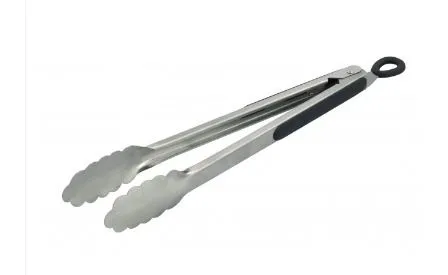 MOLLA BARBECUE CM30 ACCIAIO C/INSERTI SILICONE