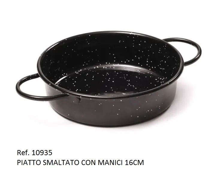 MINI TEGAME FUERTE C/MANICI CM16X4.3 NERA FERRO SMALTATA