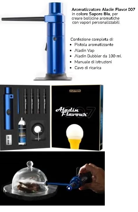 AROMATIZZATORE 007 ALADIN FLAVOUR INCOLORE SAPORE BLU