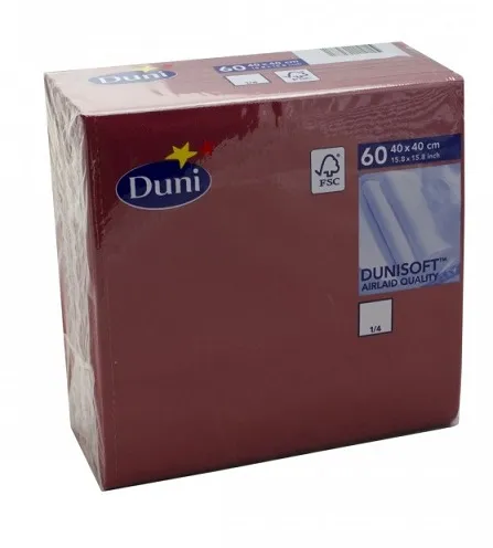 TOVAGLIOLO 40X40 DUNISOFT BORDEAUX 60PZX12CFXCT