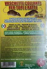VASCHETTA BIANCA COLLANTE X TOPI E RATTI 2PZ