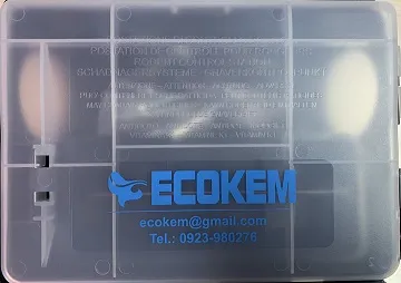 STAZIONE ECOKEM TOPI NERO-COPERCHIO TRASPARENTE