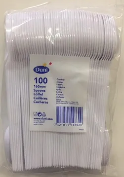 CUCCHIAIO DUNI PETIT 165MM BIANCO 100PZX30CFXCT