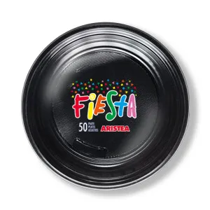 PIATTO DESSERT D18 FST NERO PS 50PZX20CFXCT
