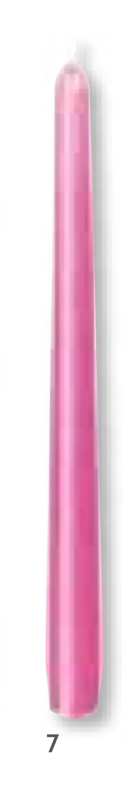 CANDELA ANTICA 22CM 7.5H FUCSIA 50PZX2CF