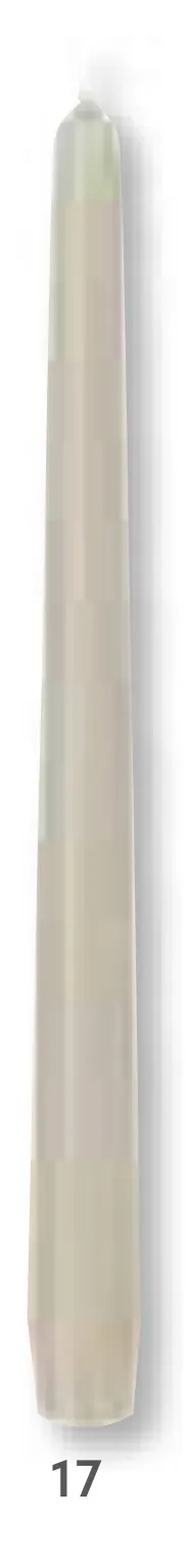 CANDELA ANTICA 22CM 7.5H GREIGE 50PZX2CF