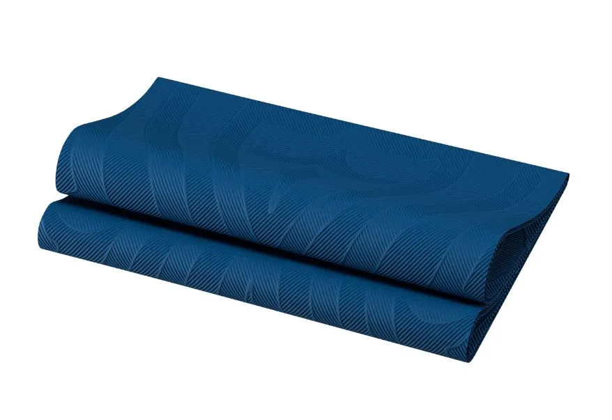 TOVAGLIOLO 40X40 DUNI ELEGANCE LILY DARKBLUE 40PZX6CFXCT