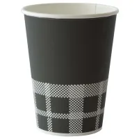 BICCHIERE TAZZA CARTA IZZA 240ML 40PZX20CF NERO XCOP. 0279