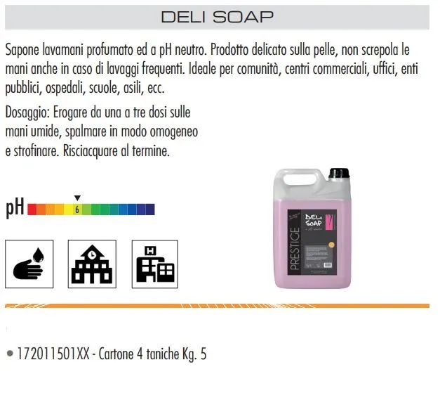 ECO SAPONE MANI DELI SOAP 5KG
