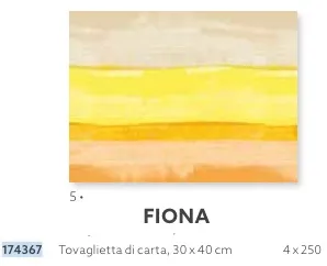 TOVAGLIETTA CARTA 30X40 FIONA 250PZX4CF