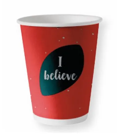 BICCHIERE CARTA TAZZA 24CL ECO BELIEVE 10PZX20CF