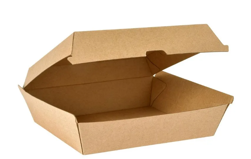 BOX HAMBURGER KRAFT AVANA 17X16X7.5  1300ML 60PZXCT