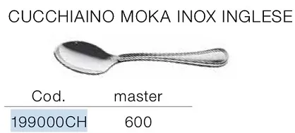 CUCCHIAINO MOKA ACCIAIO 120PZXCF