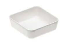 COPPETTA QUADRA CM7X7 H.2.8 MELAMINA BIANCA