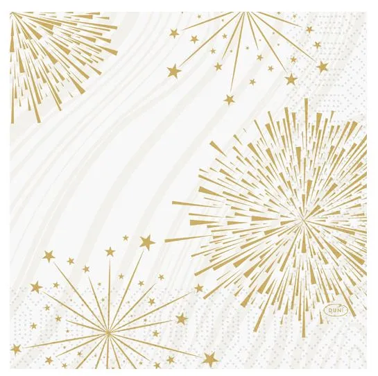 TOVAGLIOLO 3V 33X33 SPARKLY WHITE 50PZX10CFXCT CAPODANNO