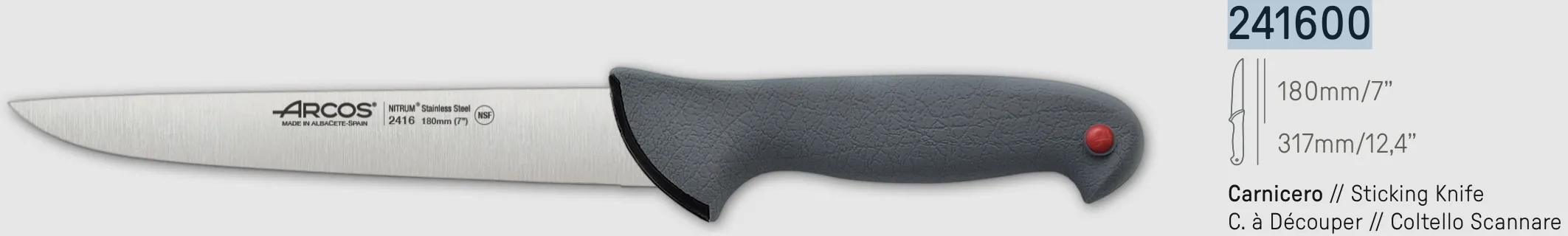 COLTELLO PROFESSIONALE PER SCANNARE 18CM