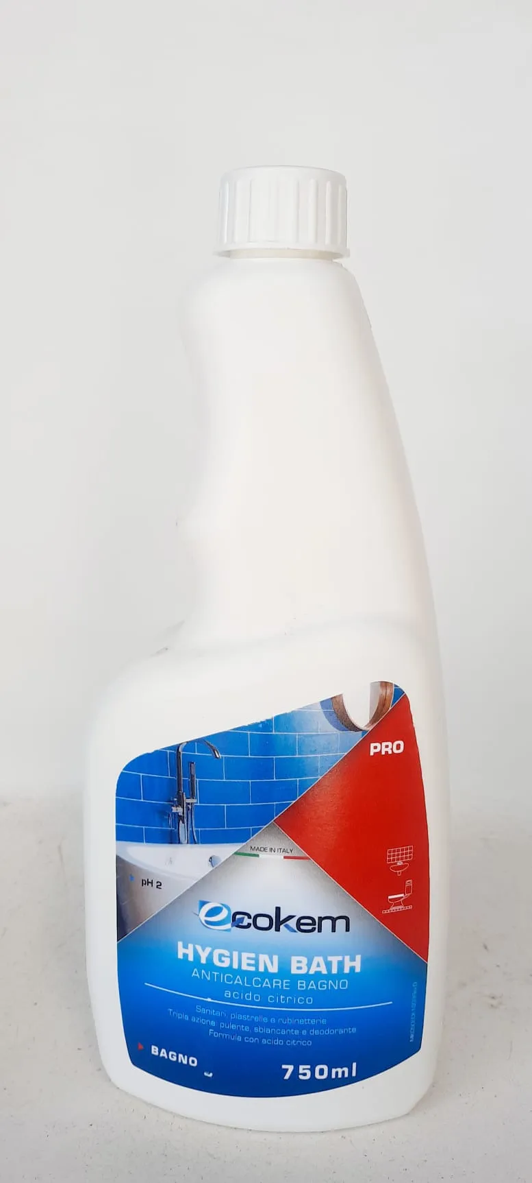 DETERGENTE ECO HYGIEN BATH BAGNO ANTICALCARE 750ML 12BTXCT