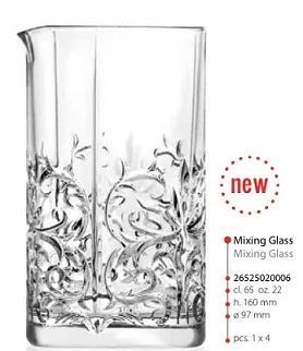 MIXING GLASS TATTOO 65CL 4PZXCF