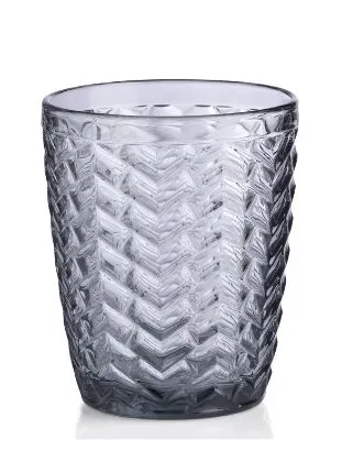 BICCHIERE ACQUA BALI GRIGIO 27CL 6PZX8CF VETRO
