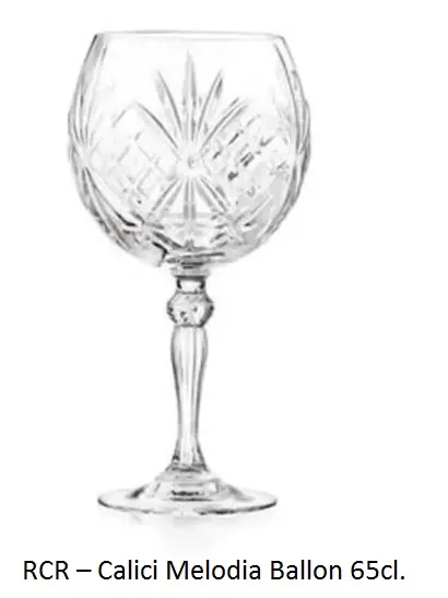 BICCHIERE CALICE MELODIA BALLON  65CL 6PZXCF VETRO