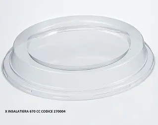 COPERCHIO INSALATIERA PIUTTOSTO 670CC PP TRASPARENTE 25PZ