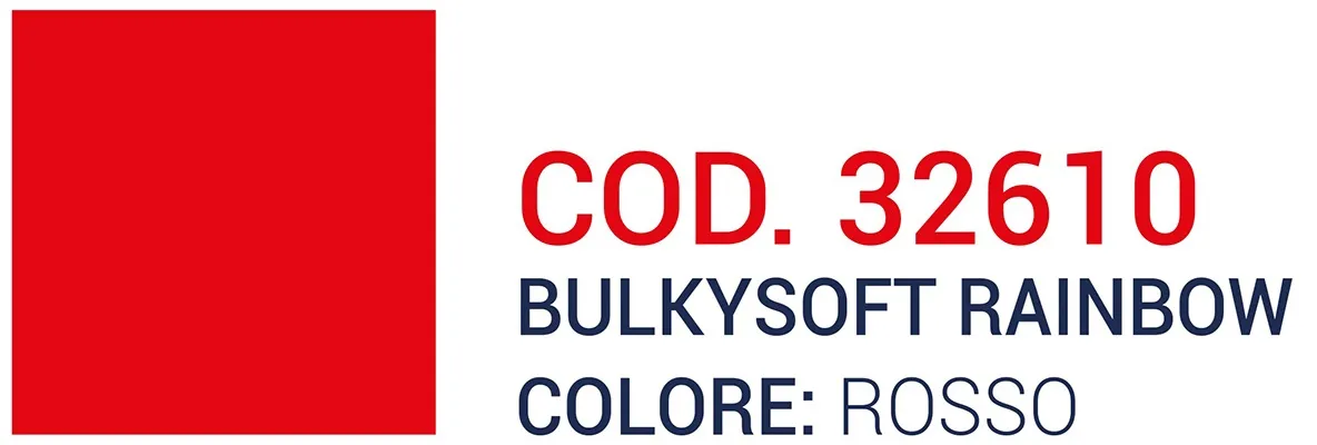 TOVAGLIOLO 2V 24X24 BULKYSOFT ROSSO 100PZX30CFXCT