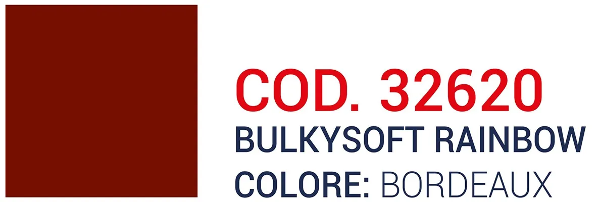 TOVAGLIOLO 2V 24X24 BULKYSOFT BORDEAUX 100PZX20CFXCT  32365
