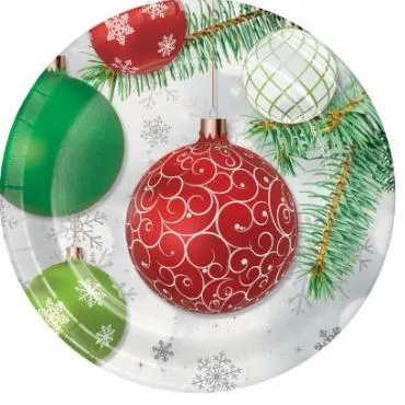 PIATTO DESSERT CARTONCINO D17 UPSCALE ORNAMENTS 8PZXCF