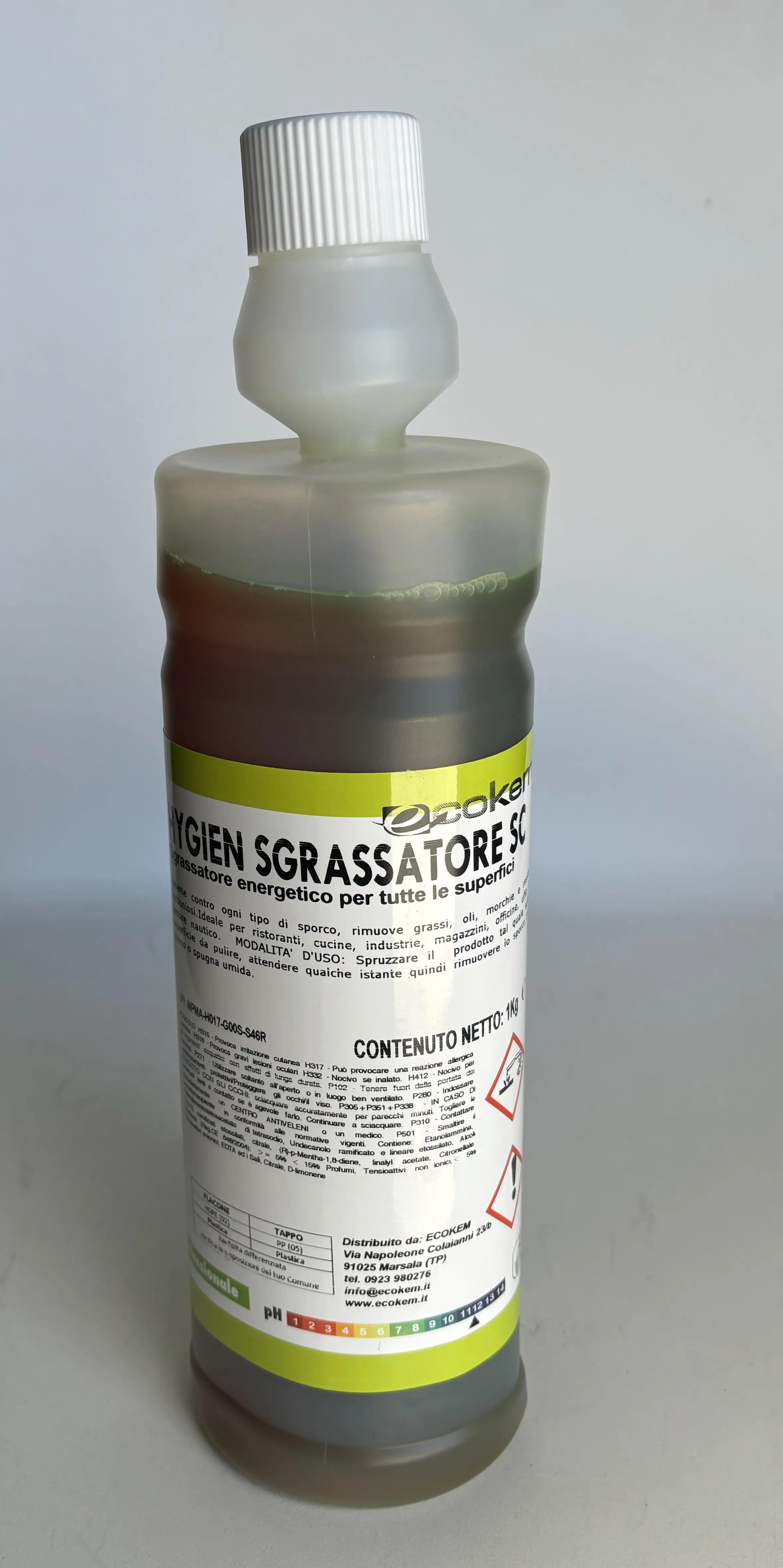 DETERGENTE SUPER CONCENTRATO HYGIEN SGRASSATORE 1L 8BTXCT