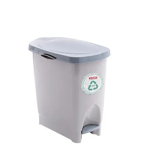 PATTUMIERA ECO BIN 22LT GRIGIA C/PEDALE 424X262X420H