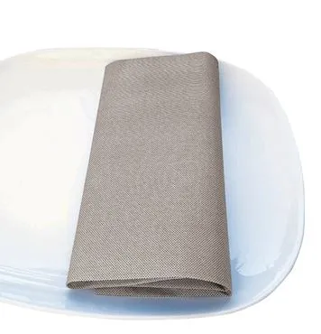 TOVAGLIOLO 40X40 LINO MARRONE 50PZX16CF