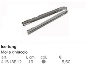 MOLLA GHIACCIO ACCIAIO 16CM NERO