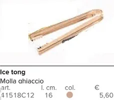 MOLLA GHIACCIO ACCIAIO 16CM RAME