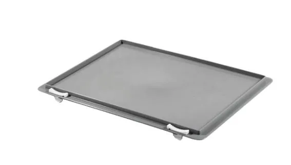 COPERCHIO X VASCHETTE IMPASTO PIZZA IMPILABILE C/GANCI 40X30 GRIGIO COPE43NGRC/G