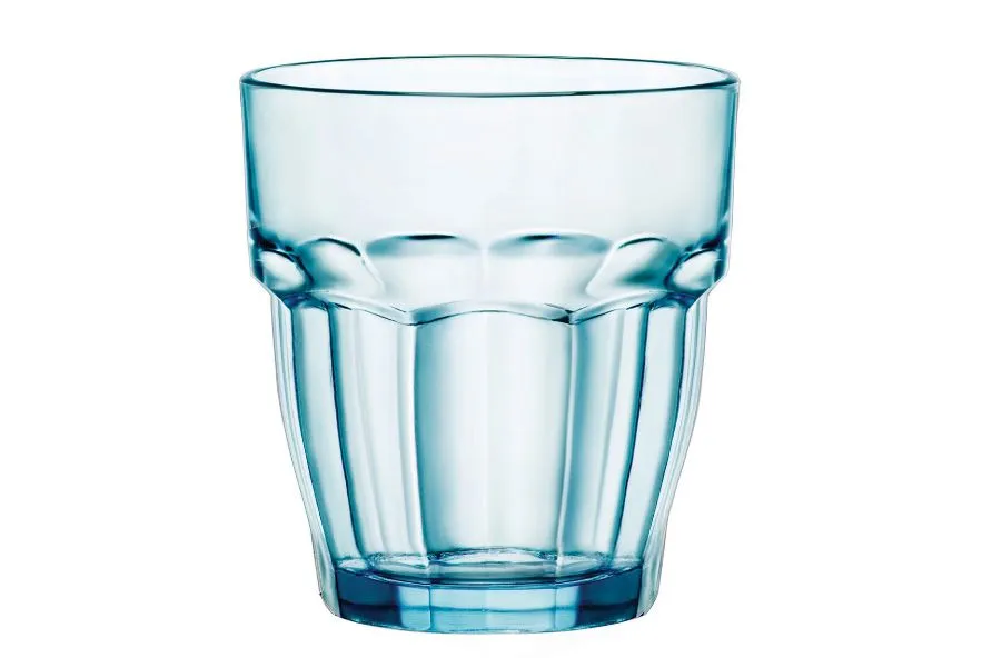 BICCHIERE ACQUA ROCK BAR 27CL 6PZXCF VETRO BLU  111883