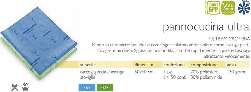 PANNO CUCINA 50X60 ULTRA RACCOGLI GOCCE 1PZXCF