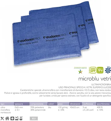 PANNO MICROBLU VETRI 5PZX20CF