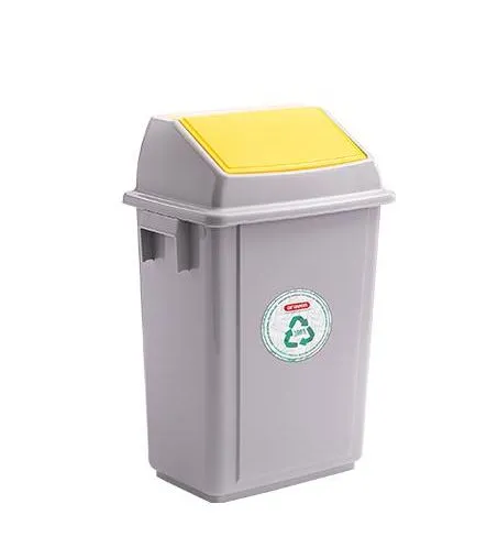 PATTUMIERA BOLERO BIN 40LT GIALLA C/COPERCHIO 435X300X635H