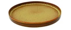 PIATTO PIANO KADEN ARICA D20 IMPILABILE MARRONE CHIARO PORCELLANA  6PZXCF