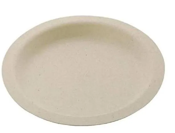 PIATTO PIANO OVALE SIENA D26X20 COMPOSTABILE MARRONE 50PZX10CF