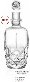 BOTTIGLIA ALKEMIST CILINDRICA 107CL VETRO