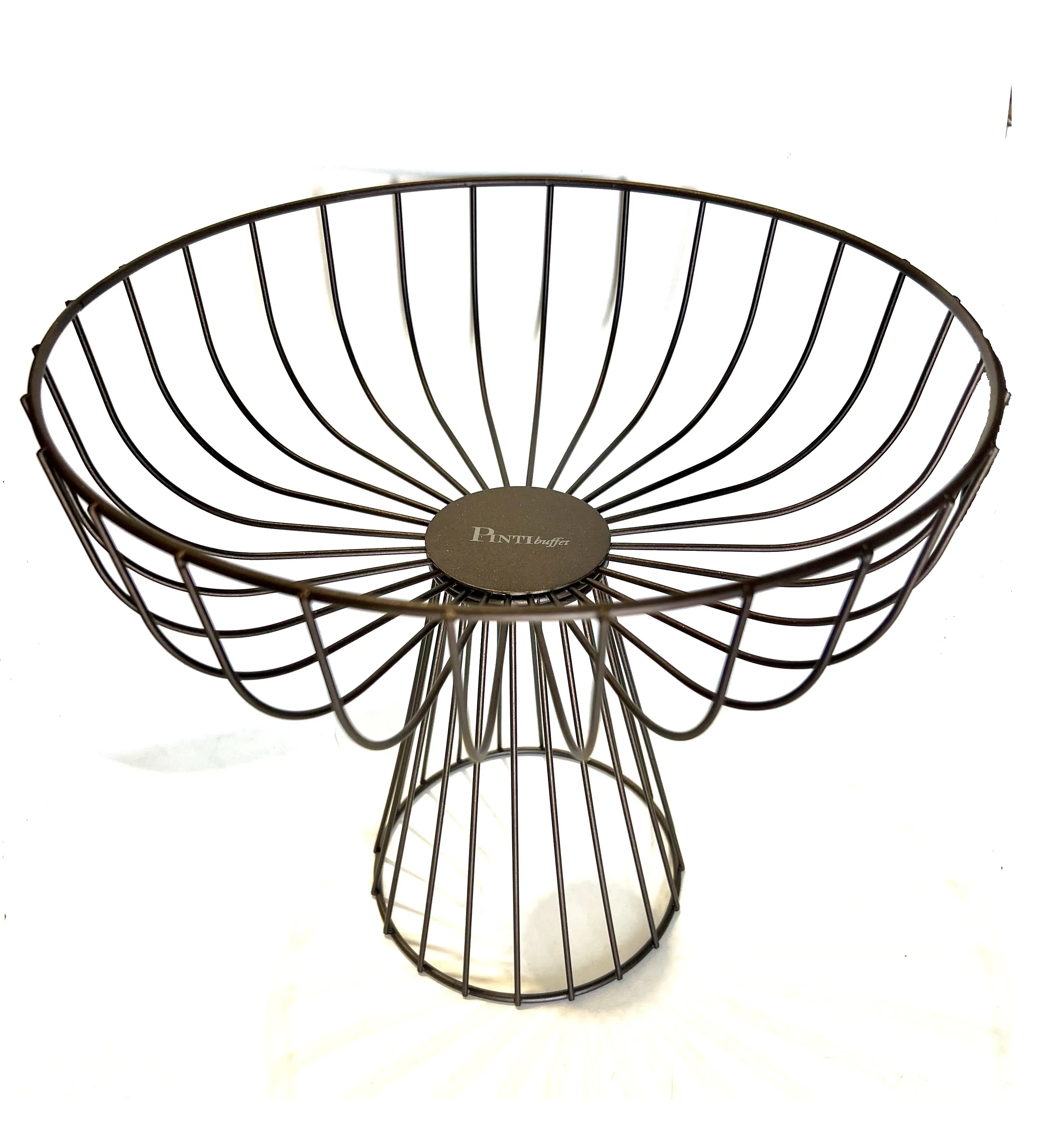 CESTA FILO ALTA TONDA BUFFET CALEIDO D30X30H CAFFE'