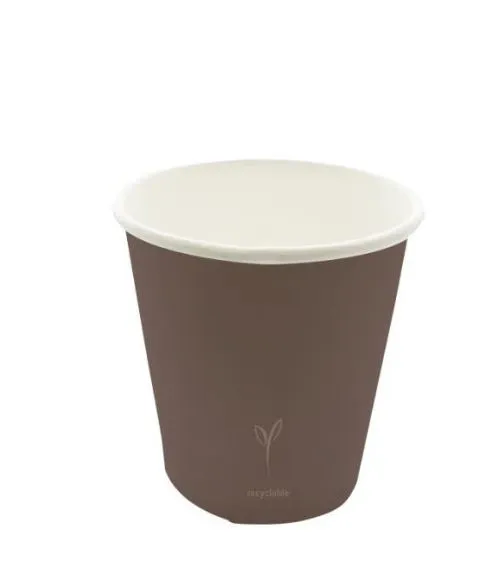 BICCHIERE CARTONCINO TAZZA BYO COMPOSTABILE 80CC 50PZX20CF MOKA