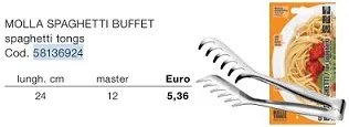 MOLLA BUFFET SPAGHETTI 24CM ACCIAIO