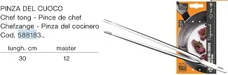 PINZA CUOCO 30CM ACCIAIO